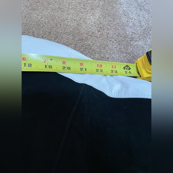 SPECTACULAR “PELLE CUIR” USA AMERICAN FLAG LEATHER & SUEDE VINTAGE JACKET SIZE S - Picture 15 of 16